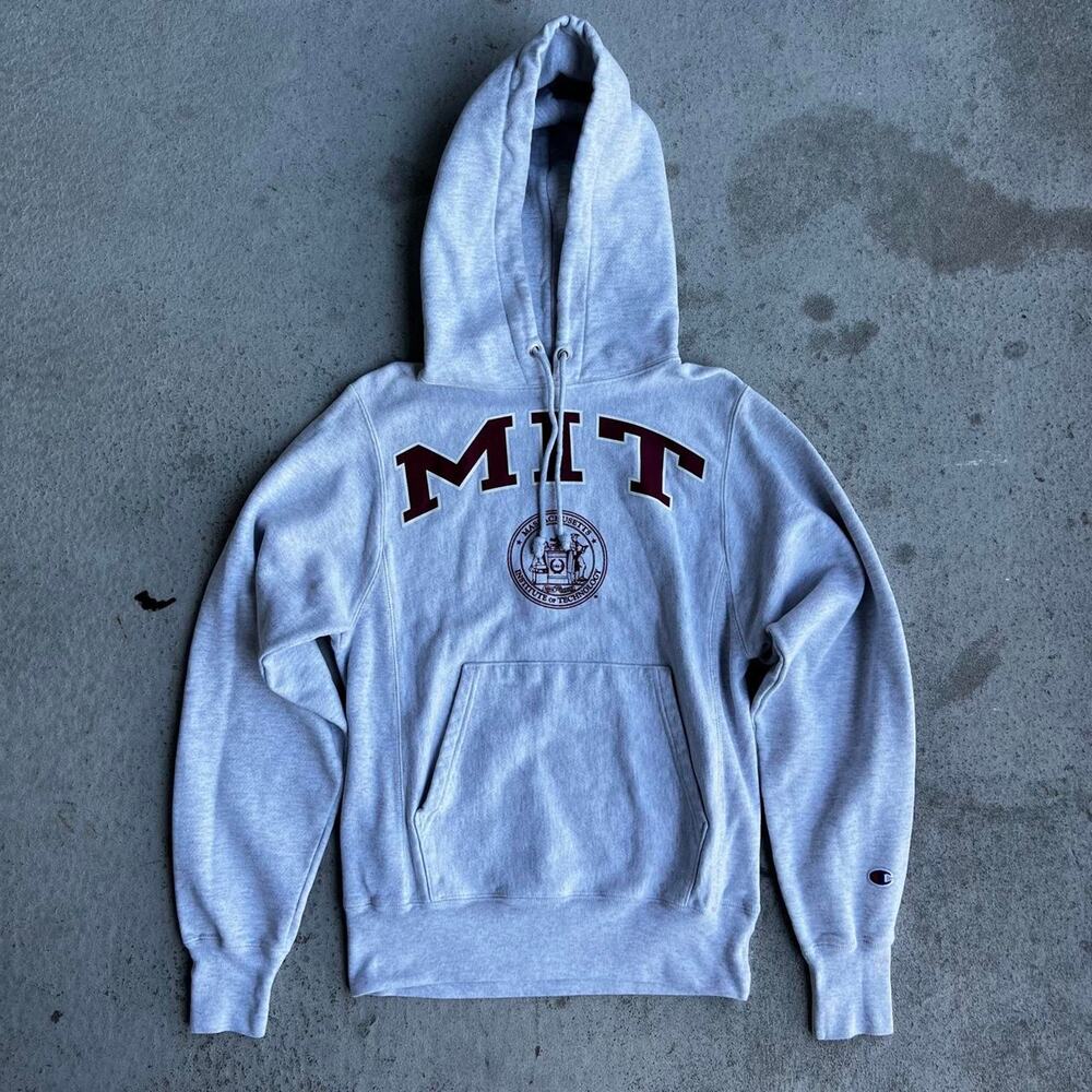 MIT Champion Reverse Weave Heavyweight Hooded Sweatshirt